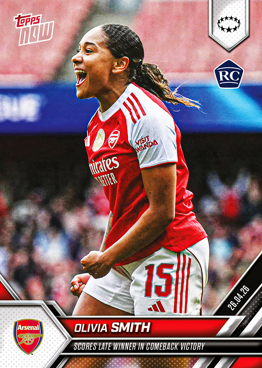 Olivia Smith - 2025-26 UWCL Topps NOW - Card 27 - PR: 762