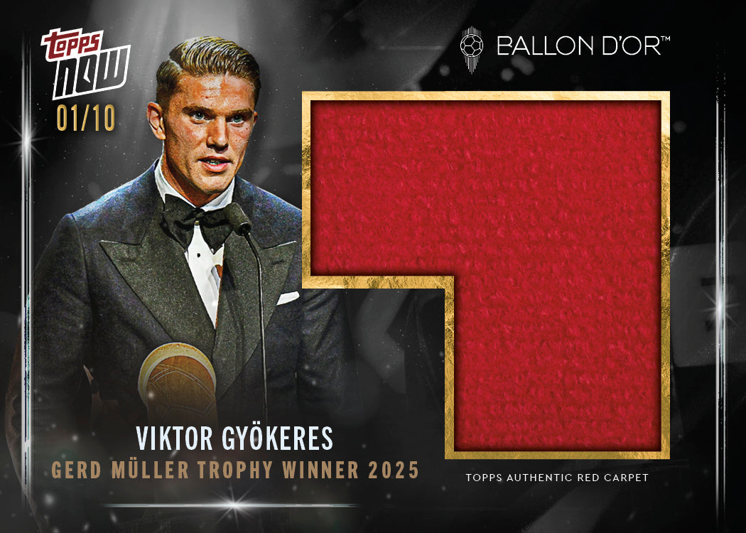 Viktor Gyökeres - 2025 Ballon d'Or Topps NOW - Card 3 - LOOK FOR AUTO & RELICS - PR: 954 - Image 5