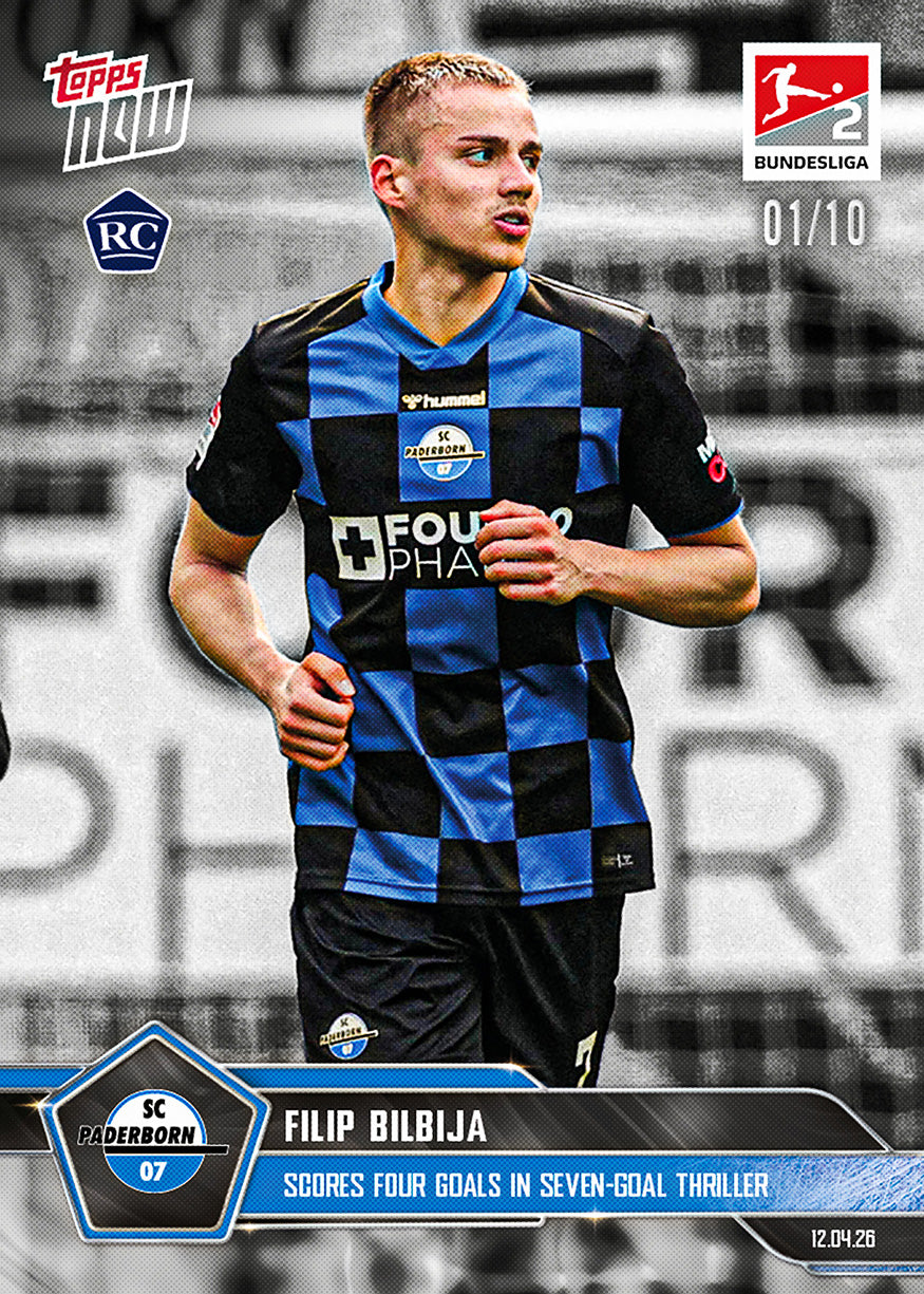Filip Bilbija - 2025-26 Bundesliga Topps NOW - Card 171 - PR: 332 - Image 4