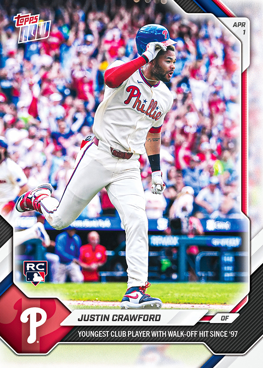 Justin Crawford - 2026 MLB Topps NOW - Card 39 - PR: 2339