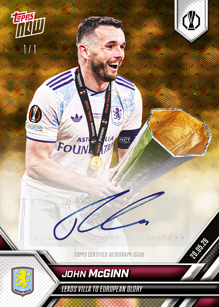 John McGinn - 2025-26 UEL Topps NOW - Card 32 - PR: 1473 - Image 3