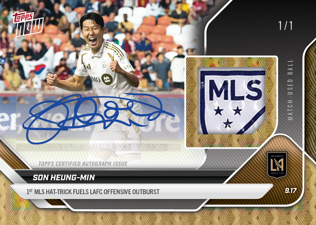 Son Heung-Min - 2025 MLS Topps NOW - Card 95 - LOOK FOR RELICS & AUTO-RELICS - PR: 4692 - Image 2
