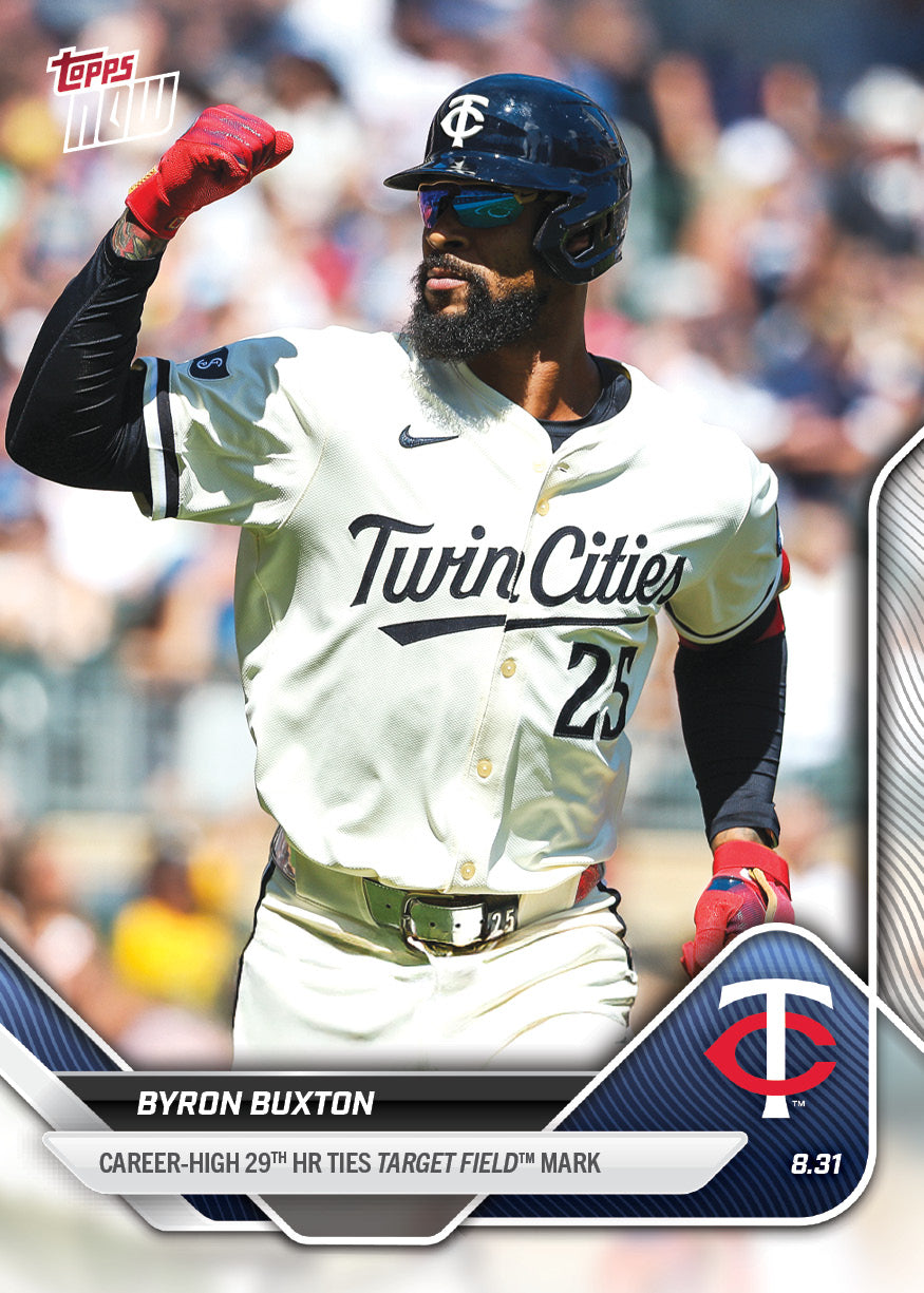 Byron Buxton - 2025 MLB Topps NOW - Card 640 - PR: 362