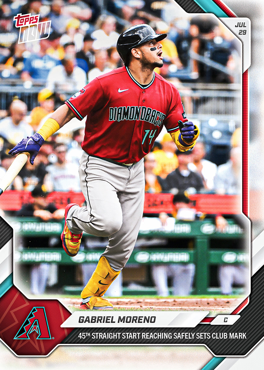 Gabriel Moreno - 2026 MLB Topps NOW - Card 497 - PR: 492
