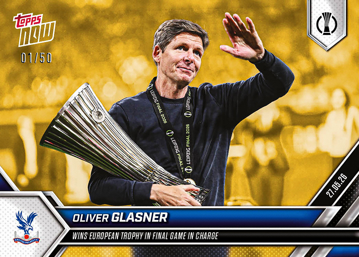 Oliver Glasner - 2025-26 UECL Topps NOW - Card 15 - PR: 348 - Image 8