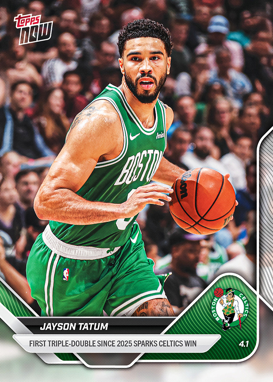 Jayson Tatum - 2025-26 NBA Topps NOW - Card 236 - PR: 832