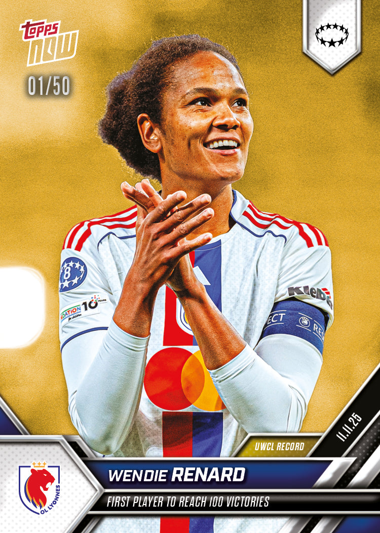 Wendie Renard - 2025-26 UWCL Topps NOW - Card 5 - PR: 155 - Image 6