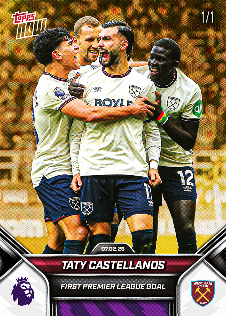 Taty Castellanos - 2025-26 Premier League Topps NOW - Card 130 - PR: 305 - Image 2