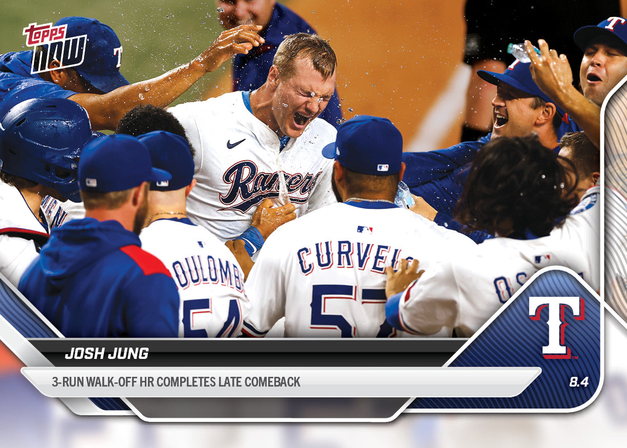 Josh Jung - 2025 MLB Topps NOW - Card 516 - PR: 727