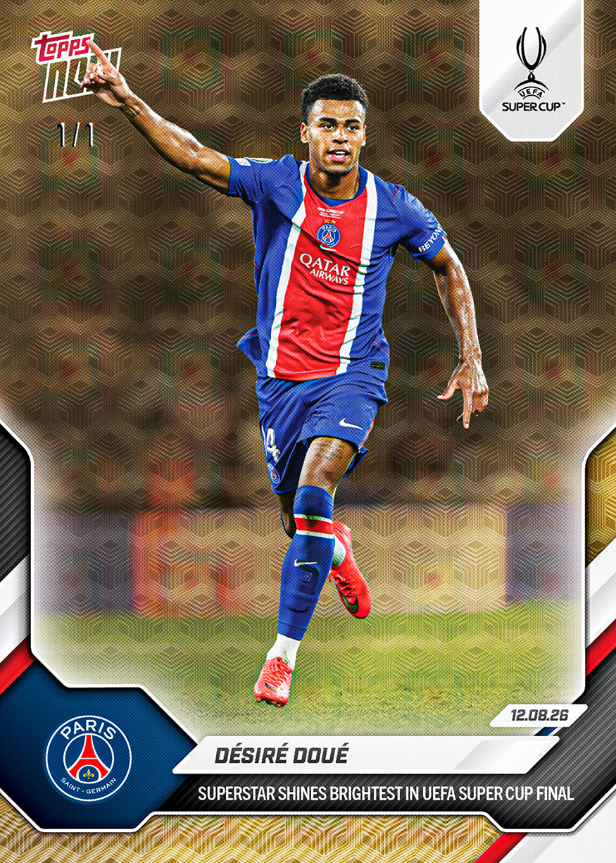 Désiré Doué - 2026-27 UCL Topps NOW Card 2 - PR: 2997 - Image 4