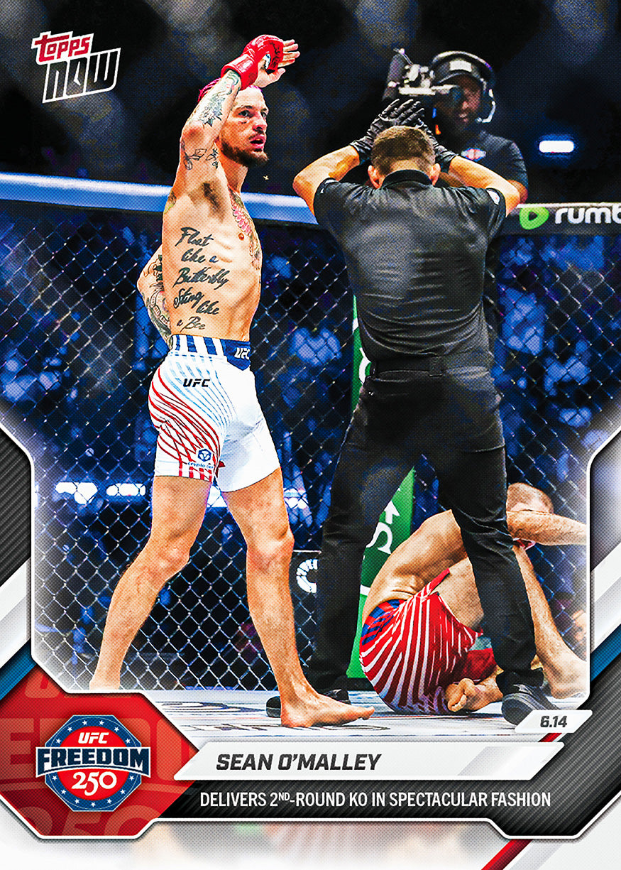 Sean O'Malley - 2026 UFC Topps NOW - Card 20 - PR: 9199 - Image 3