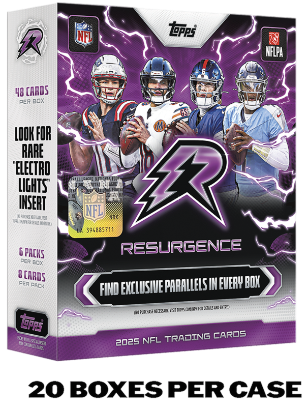 2025 Topps Resurgence Football - Mega Box - Sealed Case