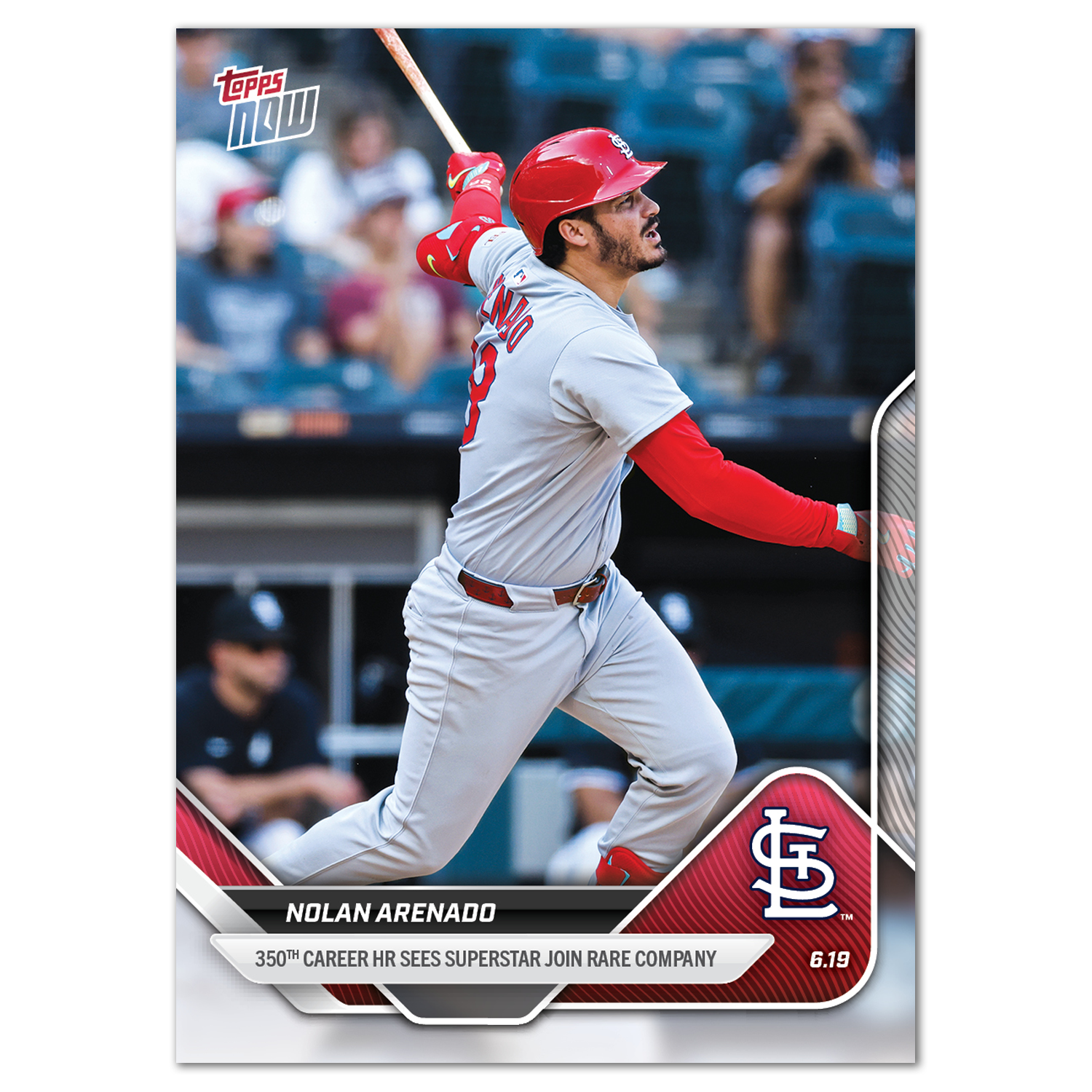 Nolan Arenado - 2025 MLB Topps NOW - Card 323 - PR: 686