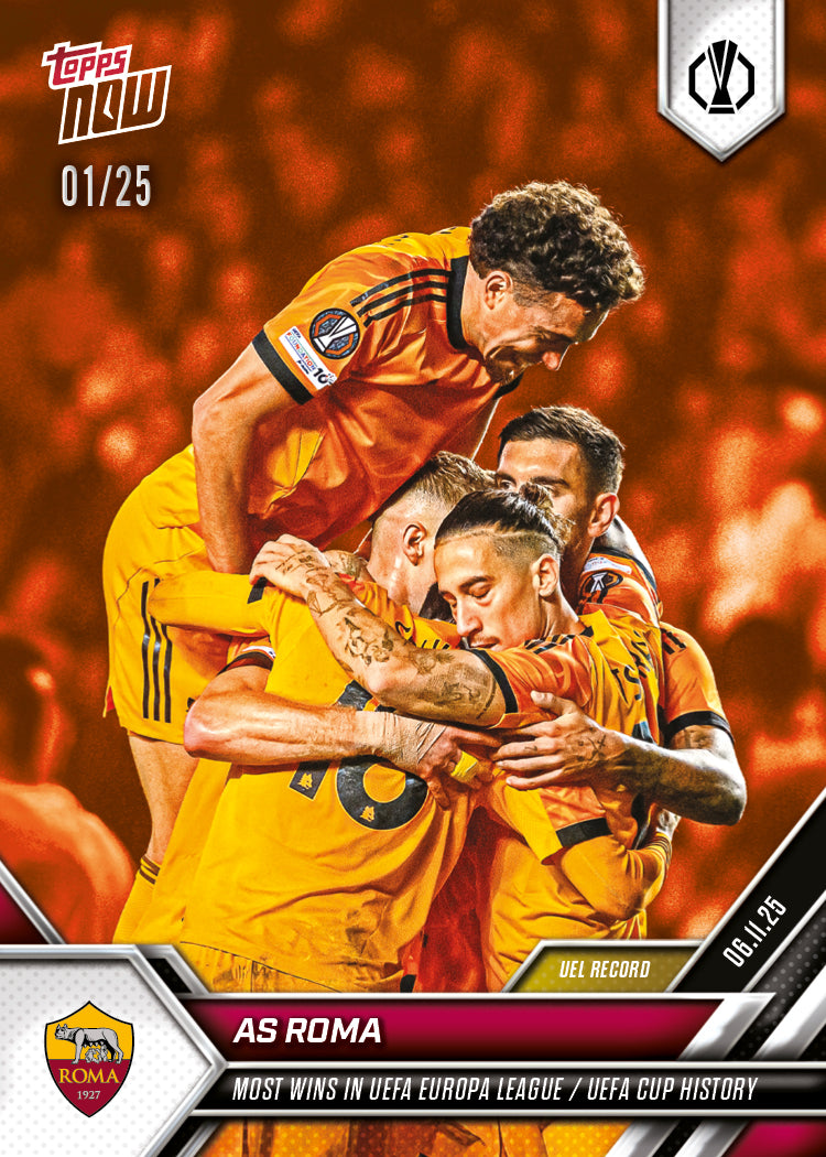 AS Roma- 2025-26 UEL Topps NOW - Card 8 - PR: 207 - Image 5