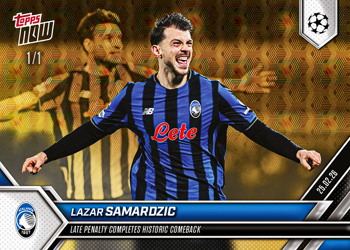Lazar Samardzic - 2025-26 UCL Topps NOW - Card 97 - PR: 111 - Image 2