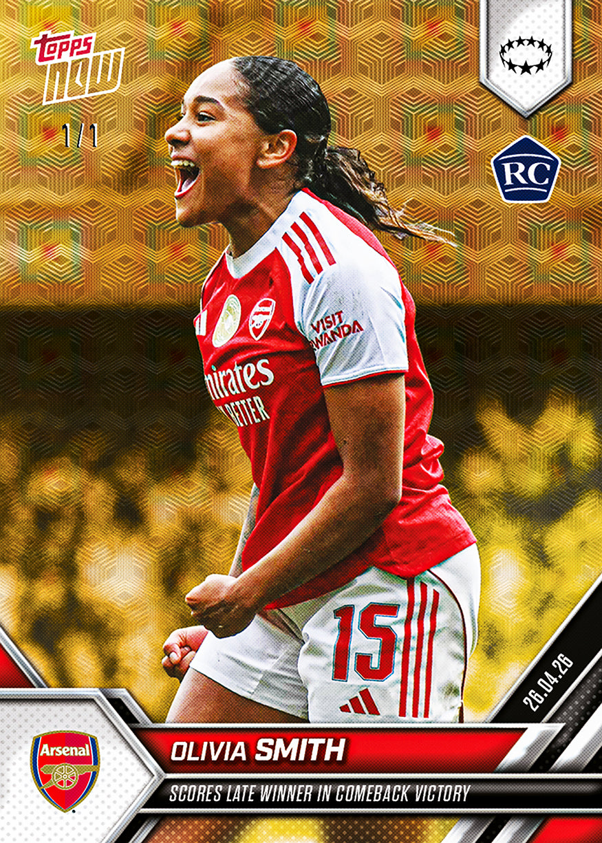 Olivia Smith - 2025-26 UWCL Topps NOW - Card 27 - PR: 762 - Image 2