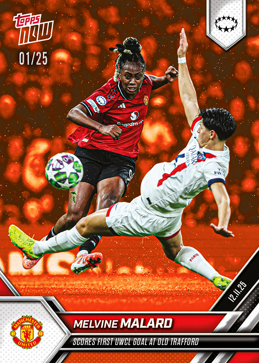 Melvine Malard - 2025-26 UWCL Topps NOW - Card 8 - PR: 231 - Image 5