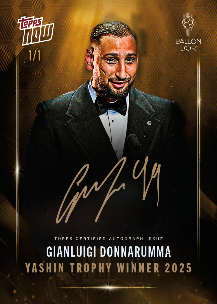 Gianluigi Donnarumma - 2025 Ballon d'Or Topps NOW - Card 5 - LOOK FOR AUTO & RELICS - PR: 739 - Image 2