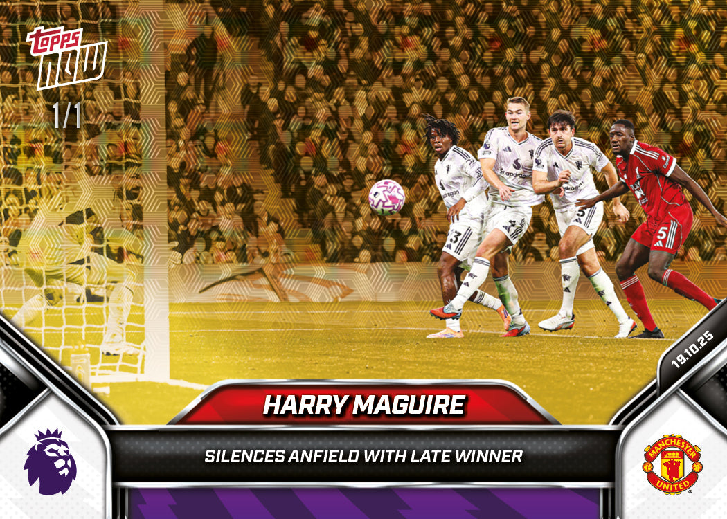 Harry Maguire - 2025-26 Premier League Topps NOW - Card 39 - PR: 902 - Image 2