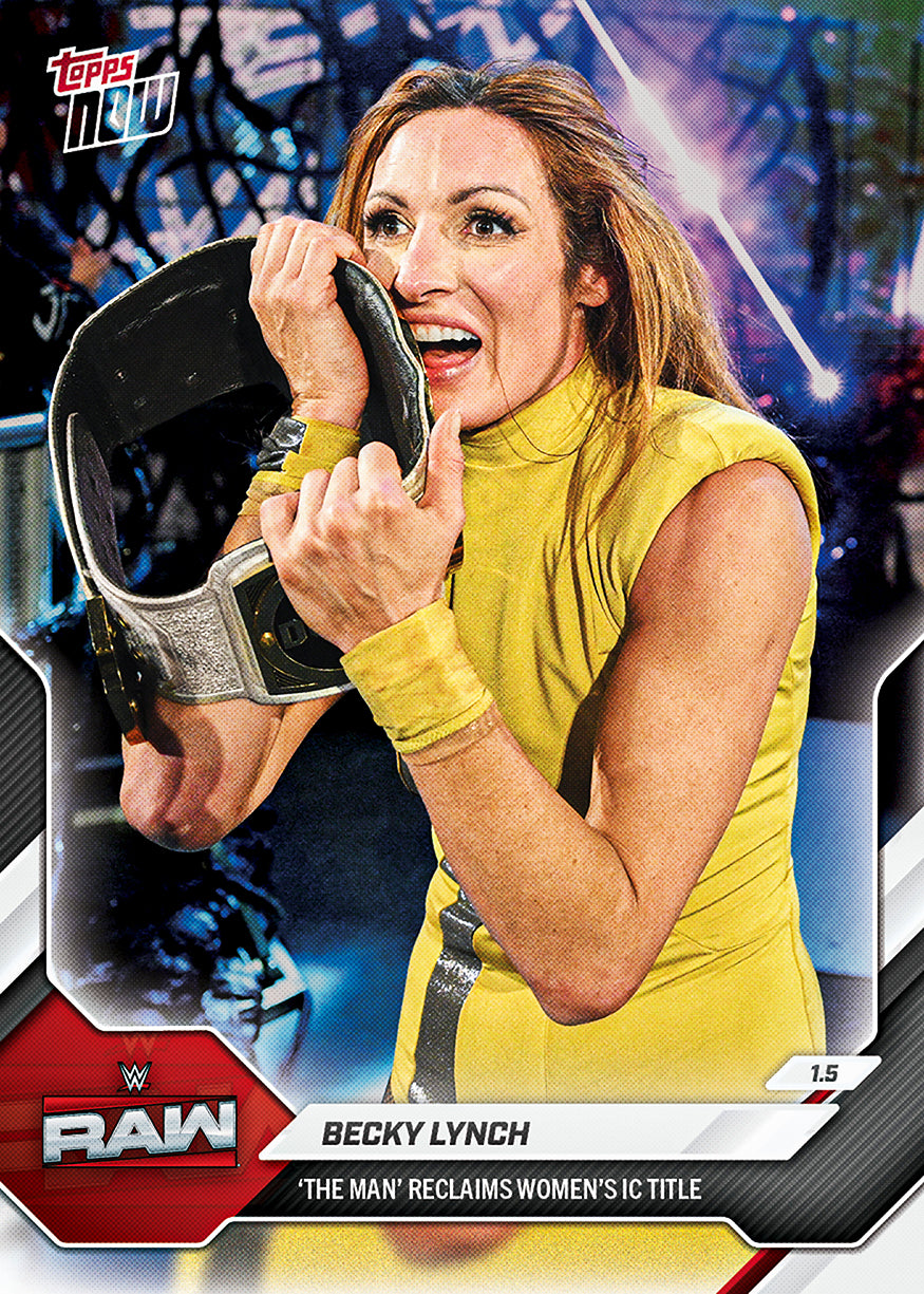 Becky Lynch - 2026 WWE Topps NOW - Card 4 - PR: 1369