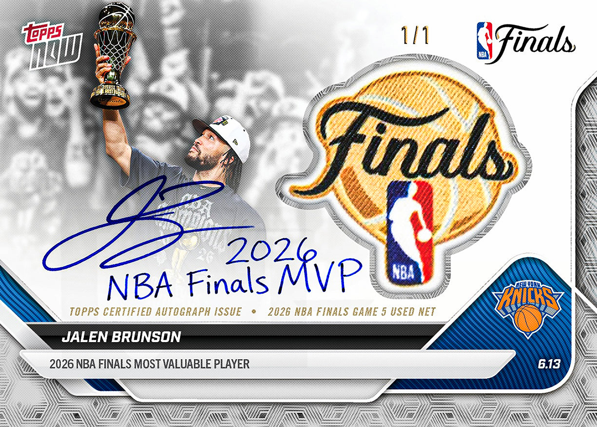 Jalen Brunson - 2025-26 NBA Topps NOW - Card 339 - PR: 47397 - Image 2