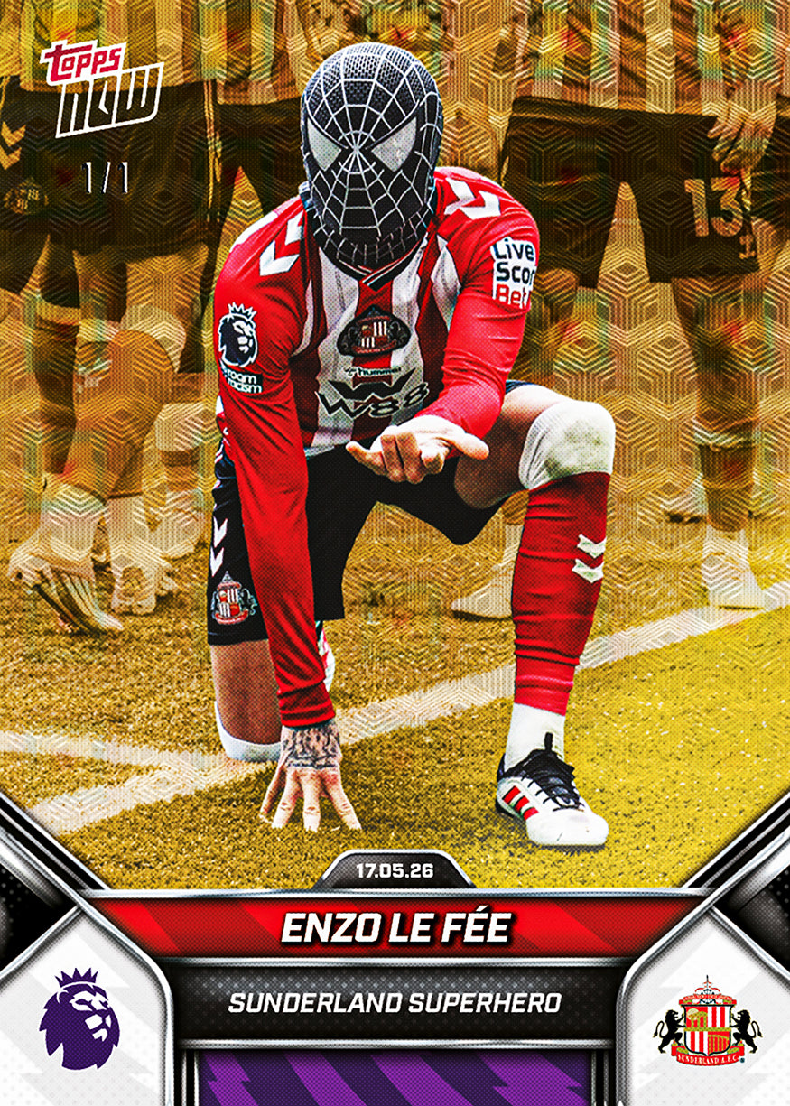 Enzo Le Fée - 2025-26 Premier League Topps NOW - Card 193 - PR: 2503 - Image 2