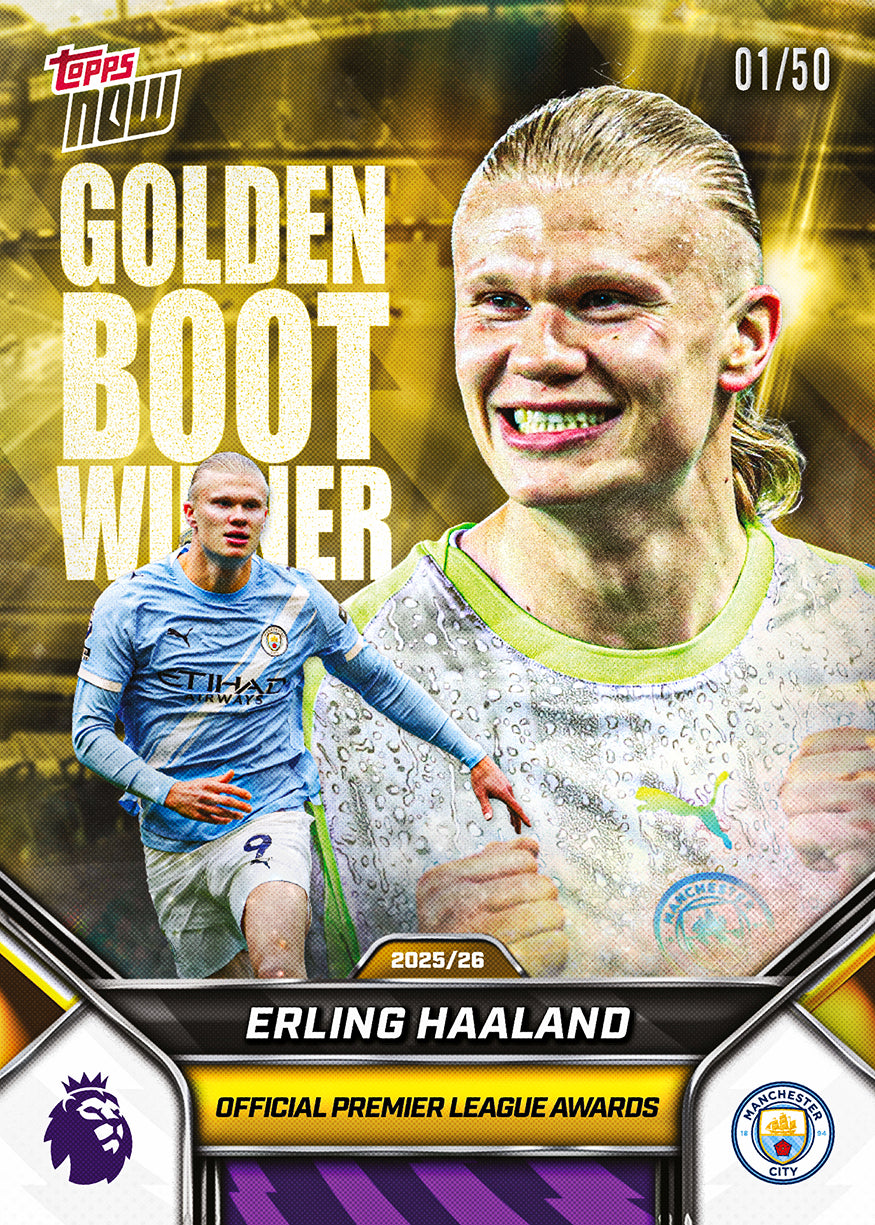 Erling Haaland - 2025-26 Premier League Topps NOW - Card 208 - PR: 3842 - Image 7