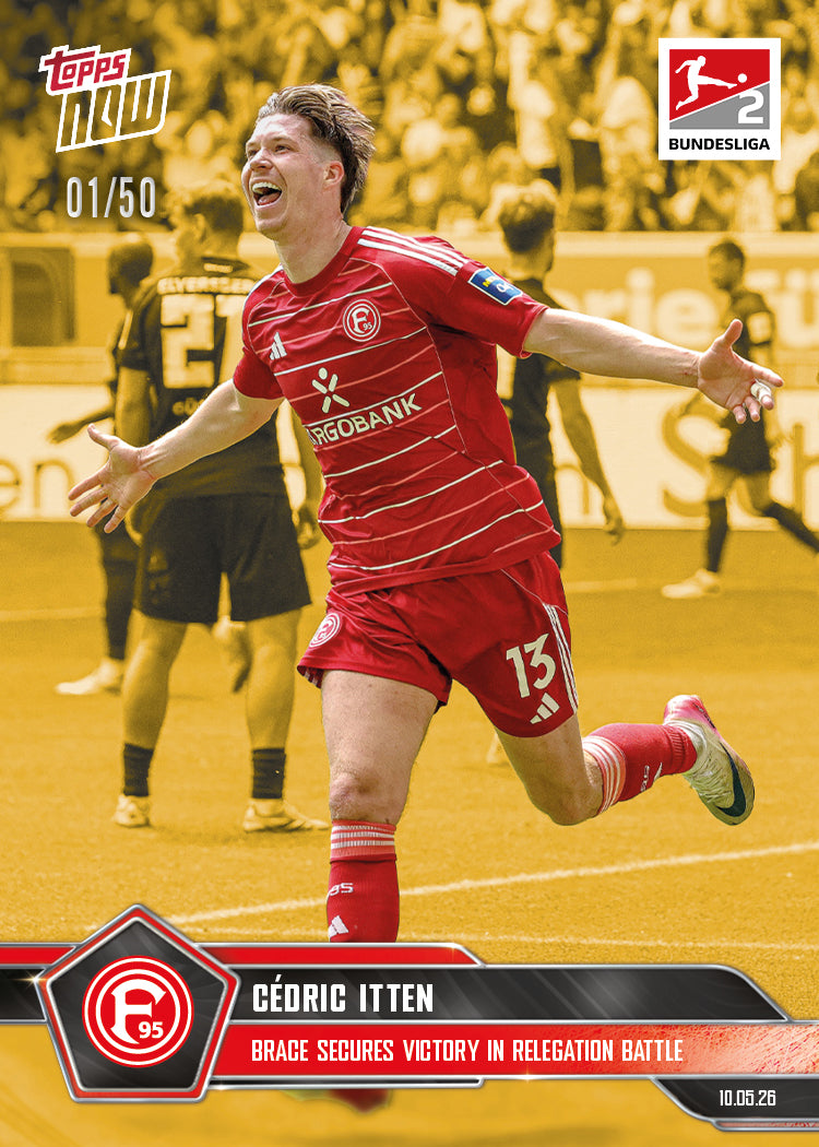 Cedric Itten - 2025-26 Bundesliga Topps NOW - Card 192 - PR: 179 - Image 6
