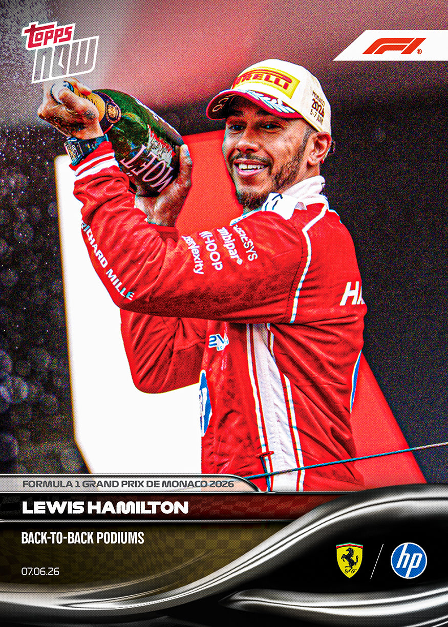Lewis Hamilton - 2026 Formula 1 Topps NOW - Card 34 - PR: 9408