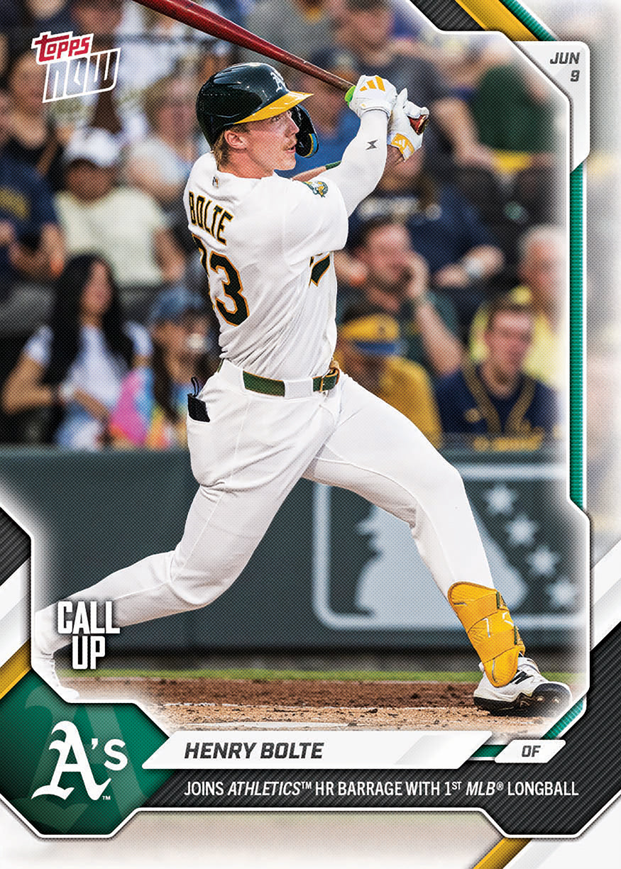 Henry Bolte - 2026 MLB Topps NOW - Card 307 - PR: 843