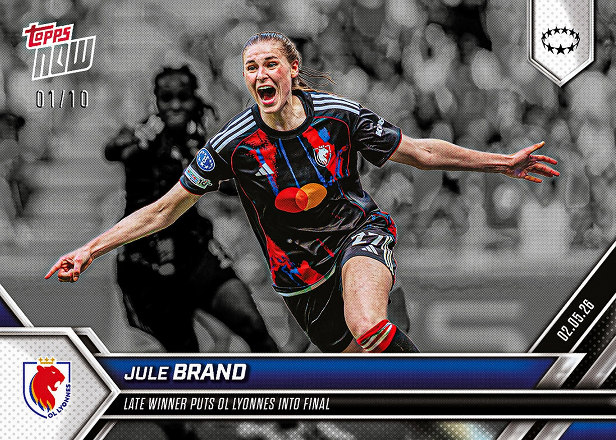 Jule Brand - 2025-26 UWCL Topps NOW - Card 28 - PR: 615 - Image 4