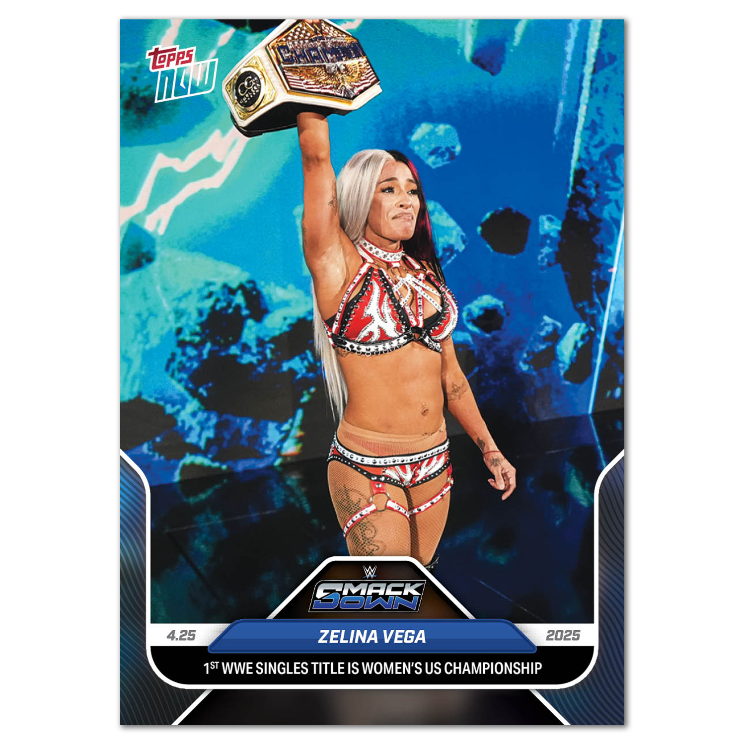 Zelina Vega - 2025 WWE Topps NOW - Card 49 - PR: 1023
