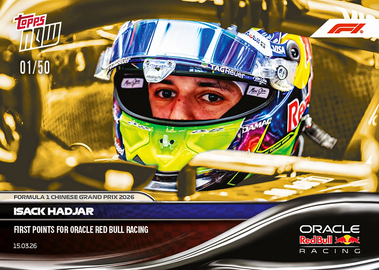 Isack Hadjar - 2026 Formula 1 Topps NOW - Card 20 - PR: 1275 - Image 6