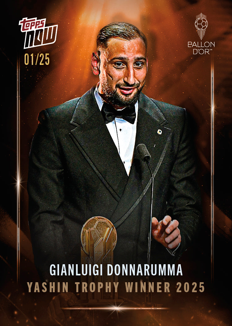 Gianluigi Donnarumma - 2025 Ballon d'Or Topps NOW - Card 5 - LOOK FOR AUTO & RELICS - PR: 739 - Image 10