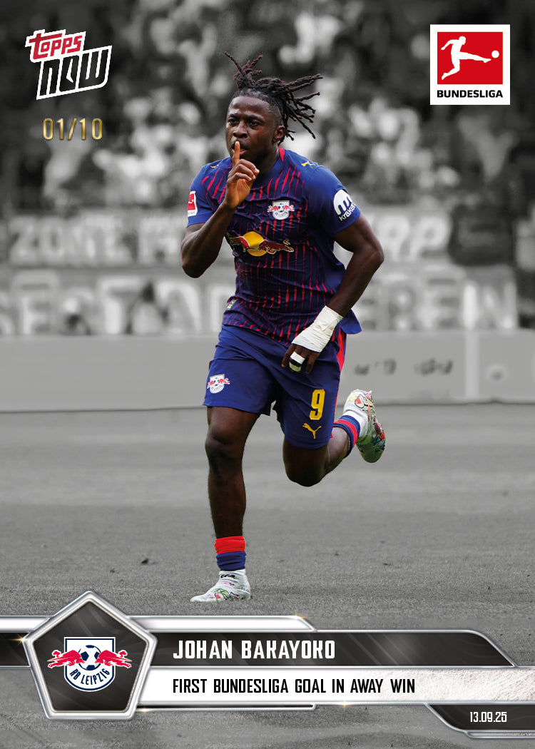 Johan Bakayoko - 2025-26 Bundesliga Topps NOW - Card 18 - PR: 126 - Image 4