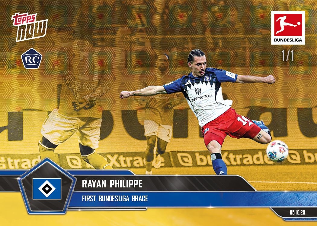 Rayan Philippe - 2025-26 Bundesliga Topps NOW - Card 40 - PR: 441 - Image 2