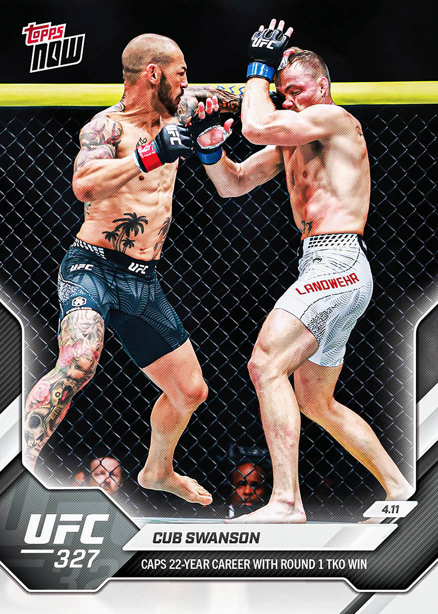 Cub Swanson - 2026 UFC Topps NOW - Card 14 - PR: 860