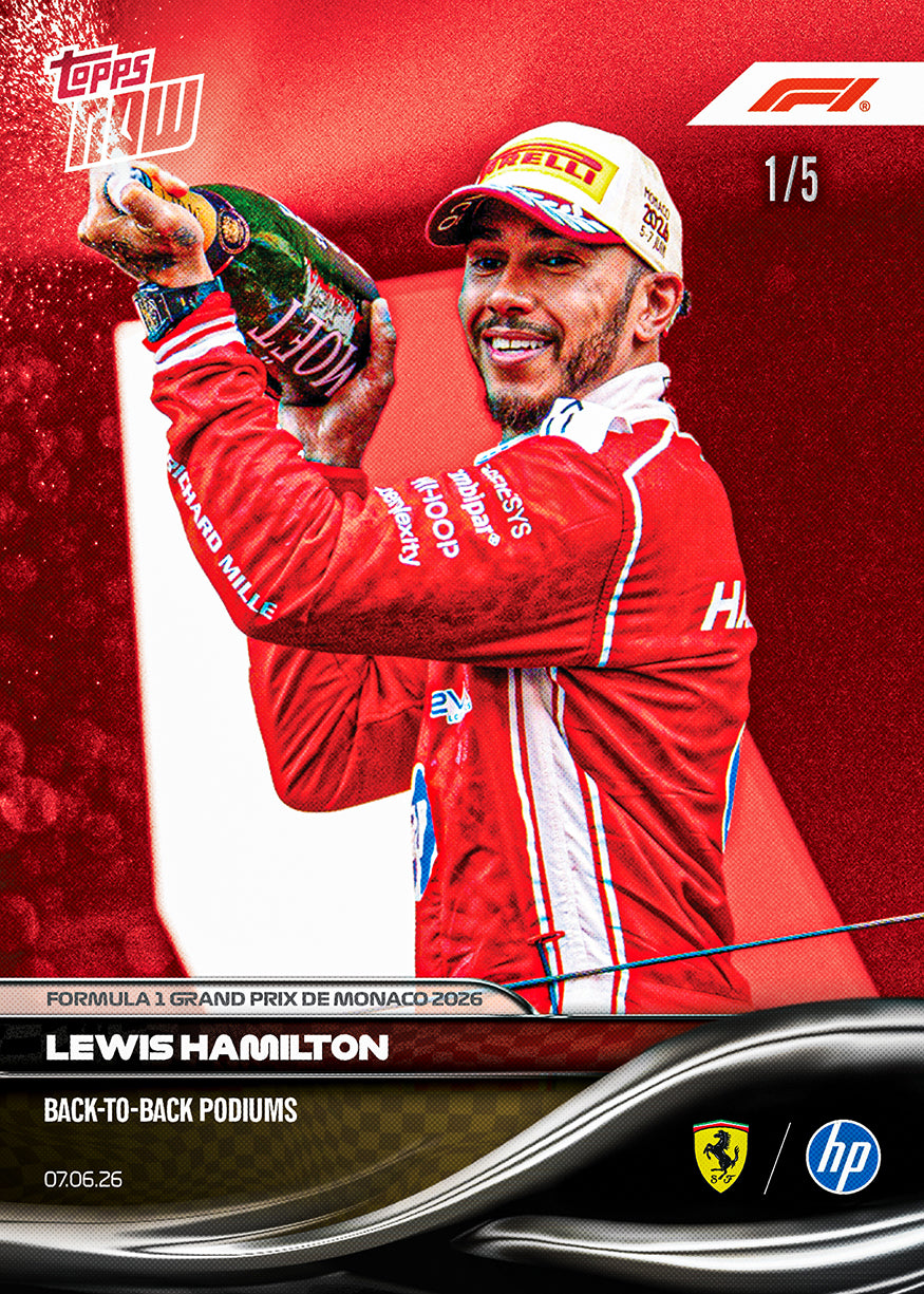 Lewis Hamilton - 2026 Formula 1 Topps NOW - Card 34 - PR: 9408 - Image 3
