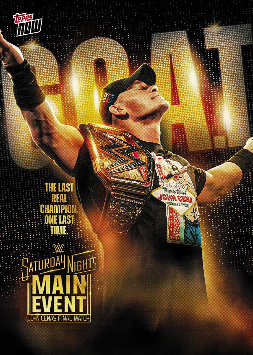 John Cena - 2025 WWE Topps NOW - Card CENA - PR: 16552